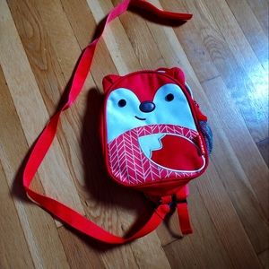 Toddler book bag with strap
